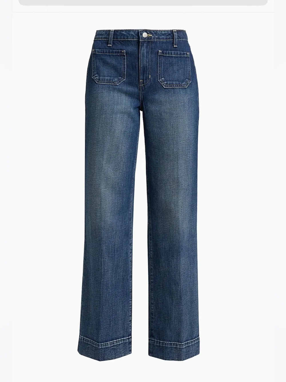 L'AGENCE Wide-Leg Jeans in Blue Wash size 26 with tags
